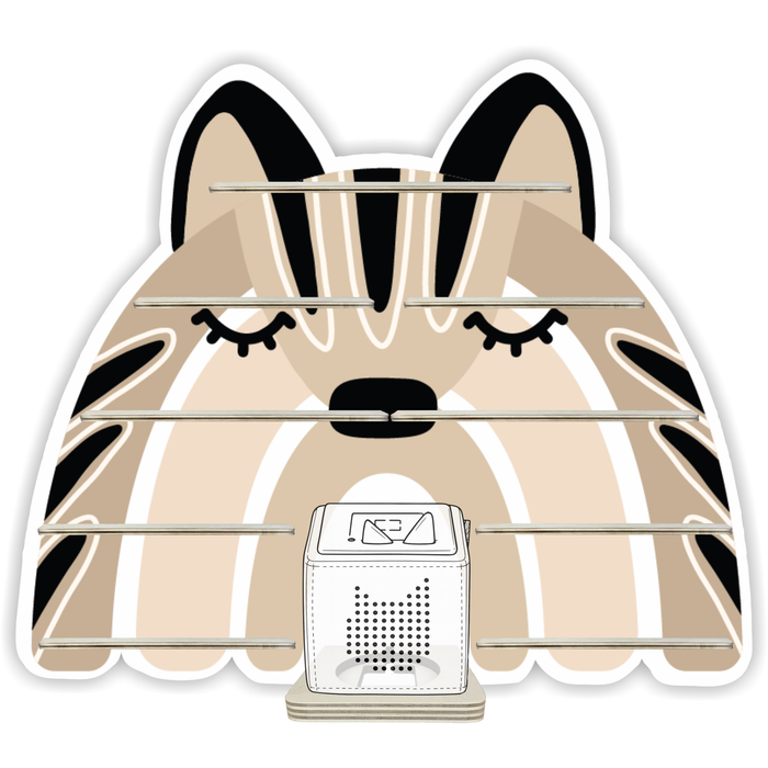 Regal für Musikbox - Regenbogensafari Wolf