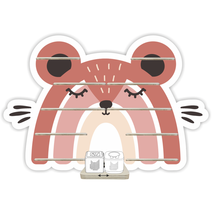 Regal für Musikbox - Regenbogentiere Maus