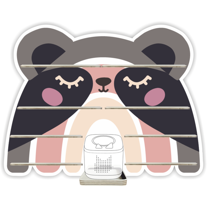 Regal für Musikbox - Regenbogentiere Panda