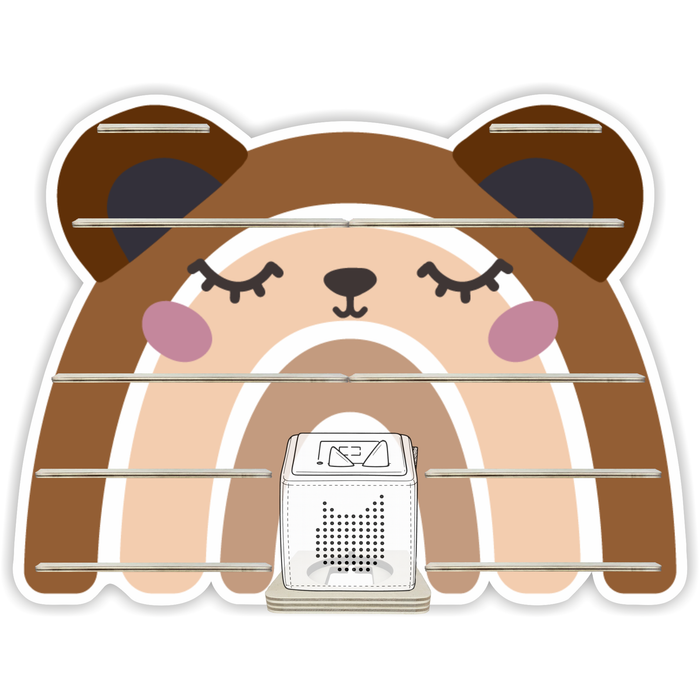 Regal für Musikbox - Regenbogentiere Teddy