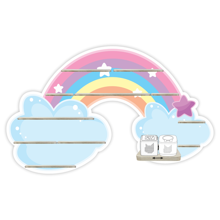 Regal für Musikbox - Regenbogenwolke