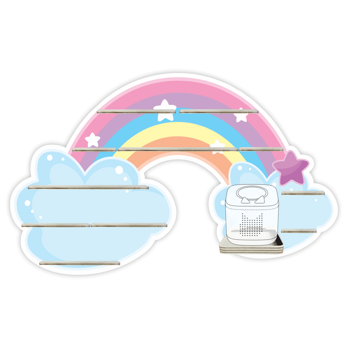 Regal für Musikbox - Regenbogenwolke