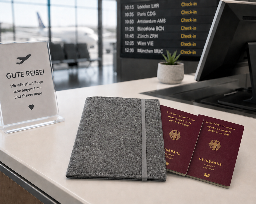 Reisepasshülle für 2 Pässe