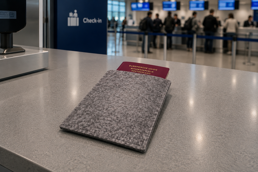 Reisepasshülle zum einstecken