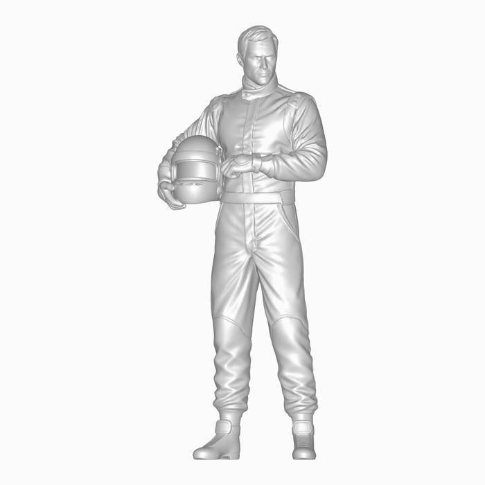 Rennfahrer mit Helm 2 - (DF-1135)
