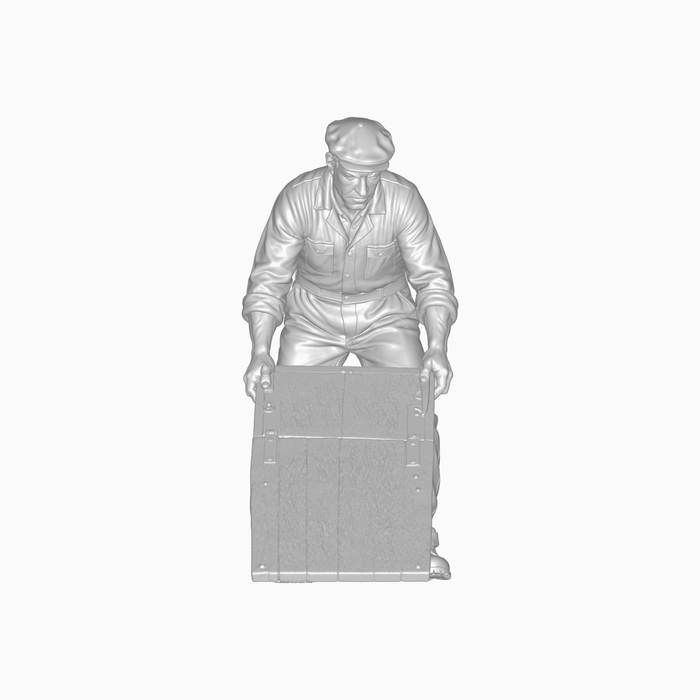 Classic Renntransporter Mechaniker mit Rampenteil - (DF-1198)