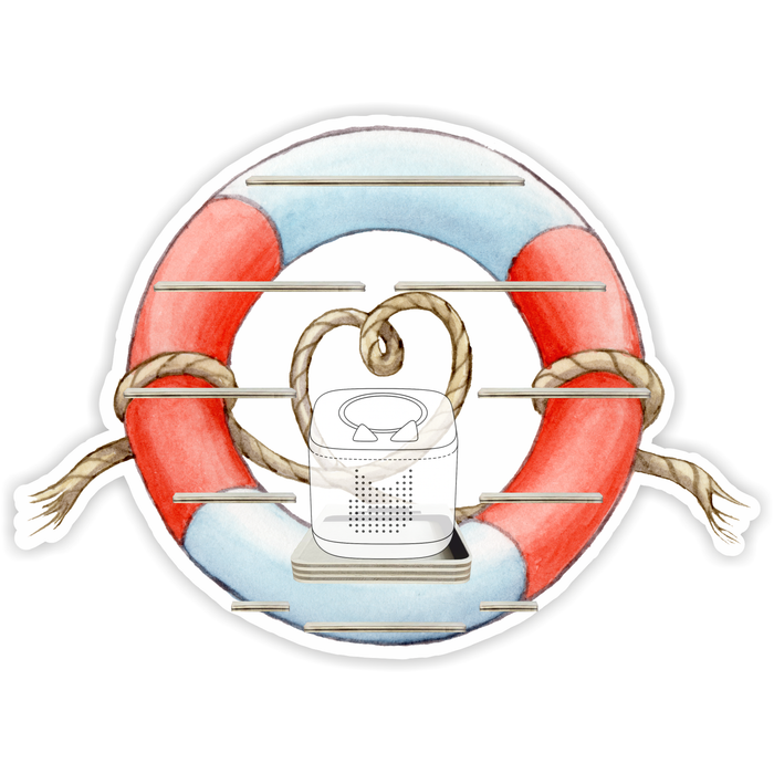 Regal für Musikbox - Rettungsring