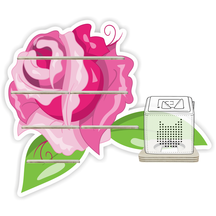 Regal für Musikbox - Rose
