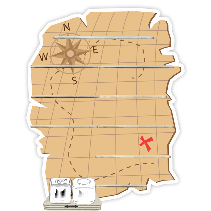 Regal für Musikbox - Schatzkarte