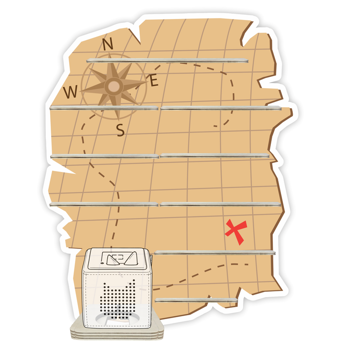 Regal für Musikbox - Schatzkarte