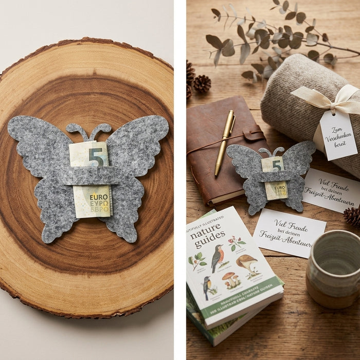 Schmetterling A mit Schlitz Geld