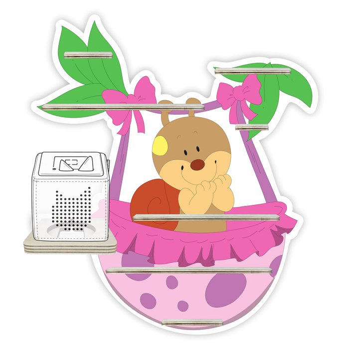 Regal für Musikbox - Schnecke in der Schaukel