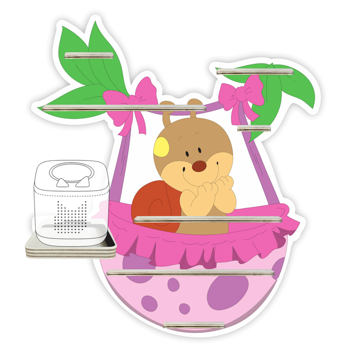 Regal für Musikbox - Schnecke in der Schaukel