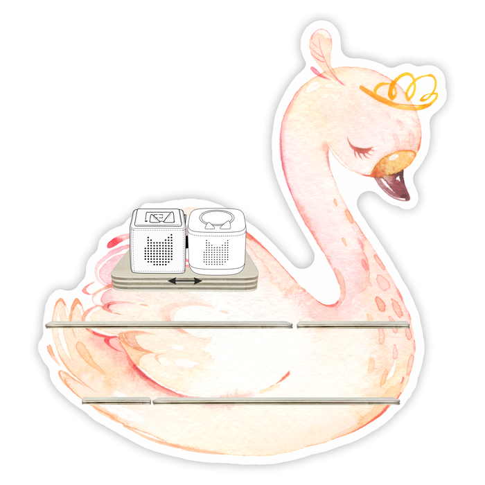 Regal für Musikbox - Schwan