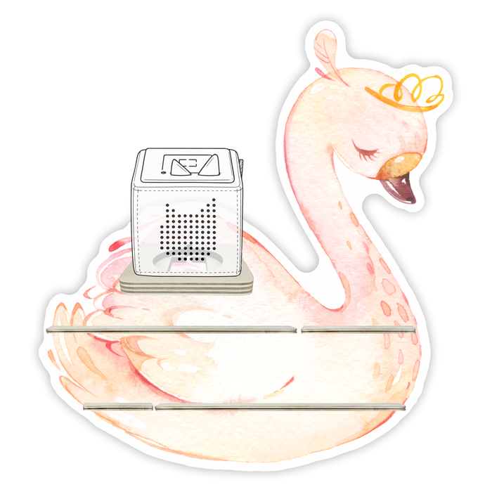 Regal für Musikbox - Schwan