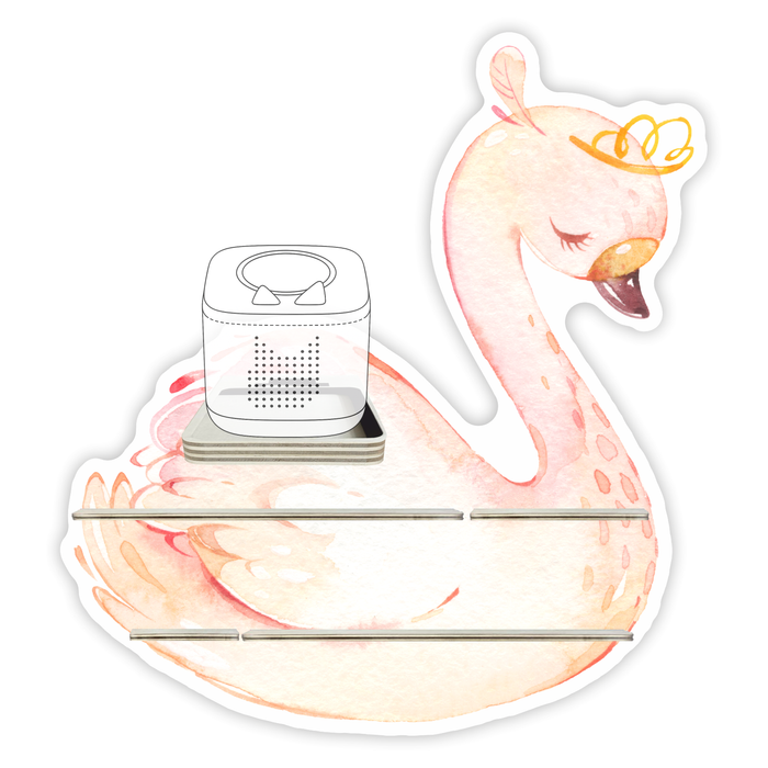 Regal für Musikbox - Schwan
