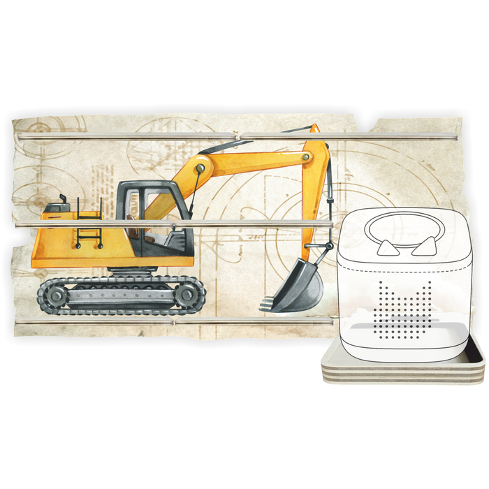 Regal für Musikbox - Starter Set - Baufahrzeuge Bagger