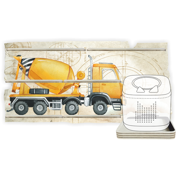 Regal für Musikbox - Starter Set - Baufahrzeuge Betonmischer