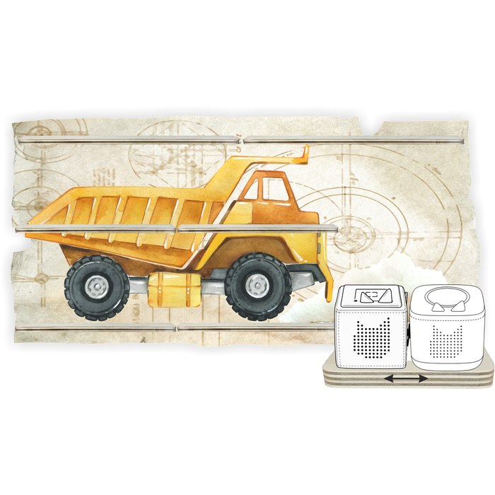 Regal für Musikbox - Starter Set - Baufahrzeuge Kipper