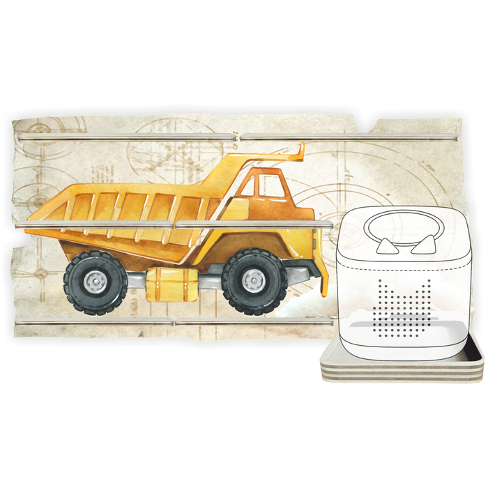 Regal für Musikbox - Starter Set - Baufahrzeuge Kipper