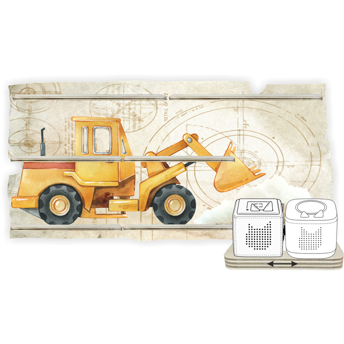 Regal für Musikbox - Starter Set - Baufahrzeuge Radlader