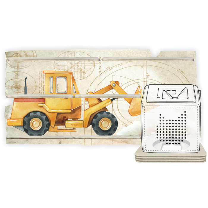 Regal für Musikbox - Starter Set - Baufahrzeuge Radlader