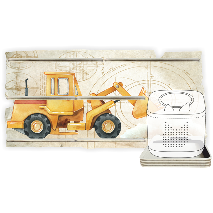 Regal für Musikbox - Starter Set - Baufahrzeuge Radlader