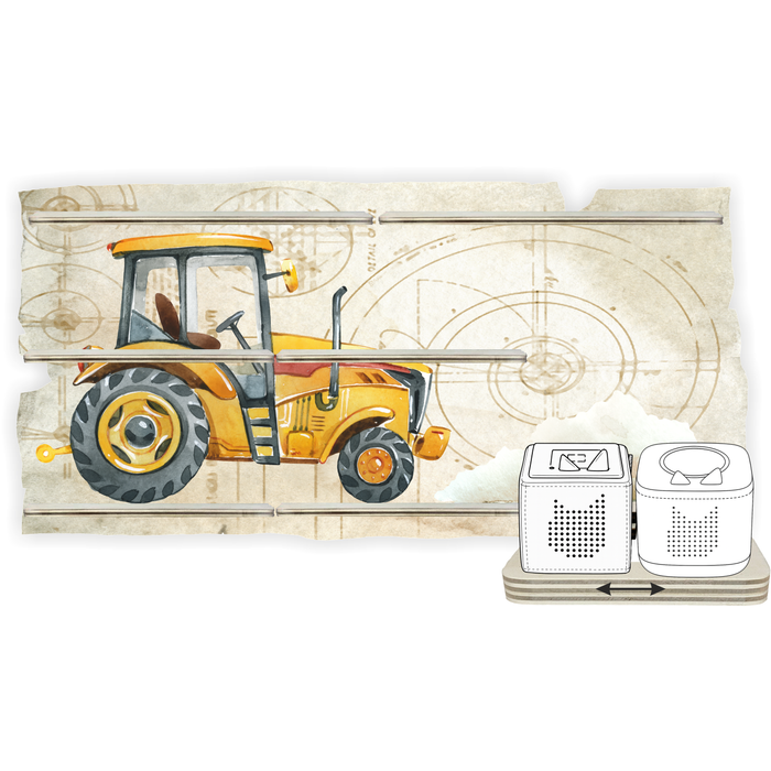 Regal für Musikbox - Starter Set - Baufahrzeuge Traktor