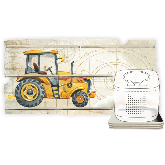 Regal für Musikbox - Starter Set - Baufahrzeuge Traktor