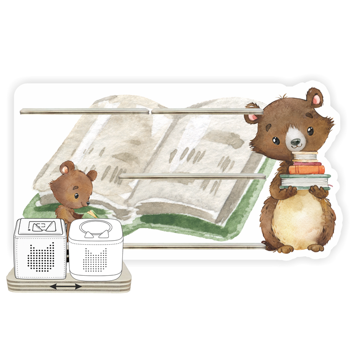 Regal für Musikbox - Starter Set - Bücher Bär