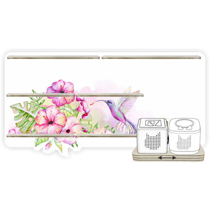 Regal für Musikbox - Starter Set - Colibris Blütentraum