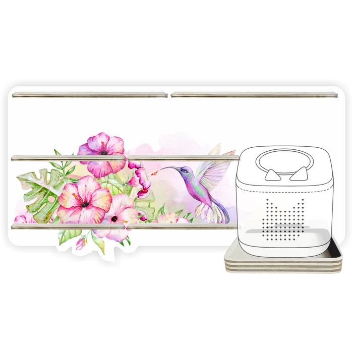 Regal für Musikbox - Starter Set - Colibris Blütentraum