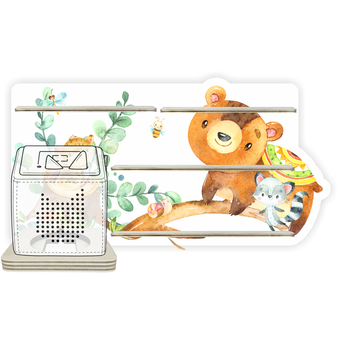Regal für Musikbox - Starter Set - Farbenfrohe Waldtiere