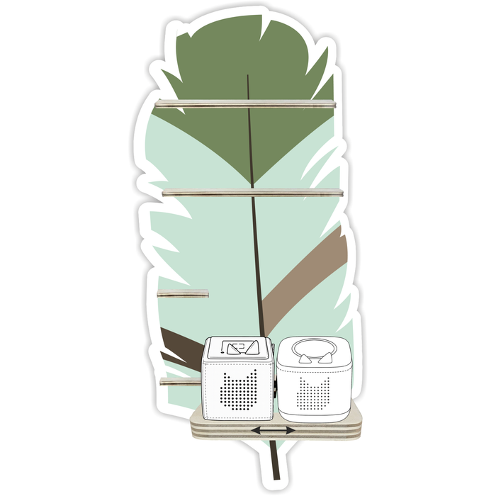 Regal für Musikbox - Starter Set - Feder mint