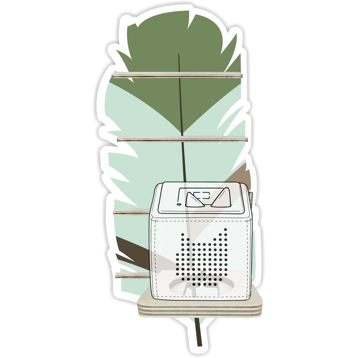 Regal für Musikbox - Starter Set - Feder mint