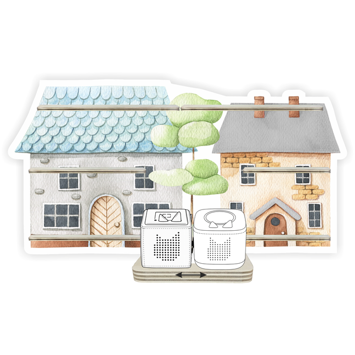 Regal für Musikbox - Starter Set - Häuser Dorf