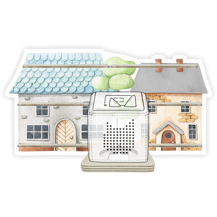 Regal für Musikbox - Starter Set - Häuser Dorf