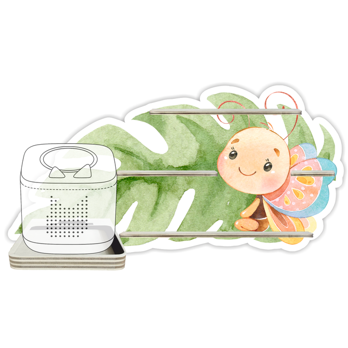 Regal für Musikbox - Starter Set - Schmetterling