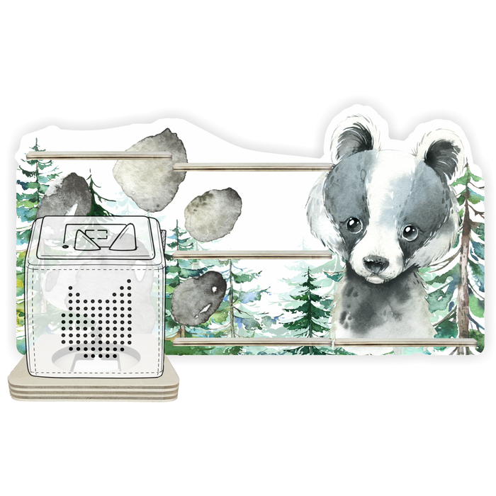 Regal für Musikbox - Starter Set - Wald Dachs