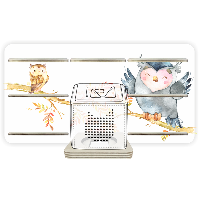 Regal für Musikbox - Starter Set - Wald Eulen