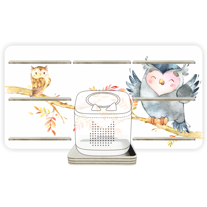 Regal für Musikbox - Starter Set - Wald Eulen