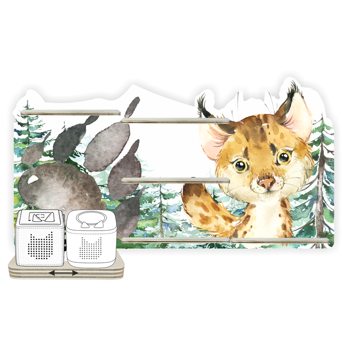 Regal für Musikbox - Starter Set - Wald Luchs