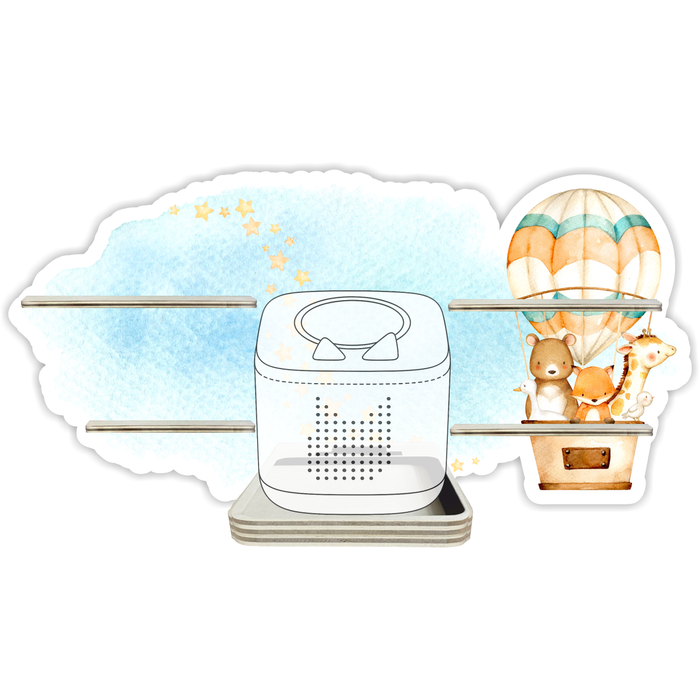 Regal für Musikbox - Starter Set - Wolkenballon