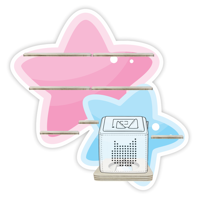 Regal für Musikbox - Sternenduo