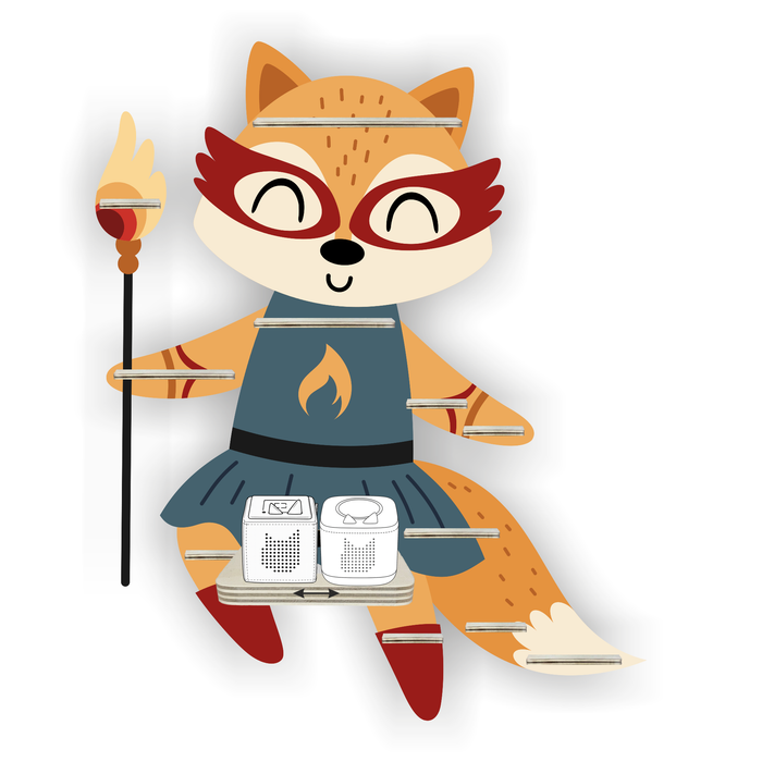 Regal für Musikbox - Super Füchsin