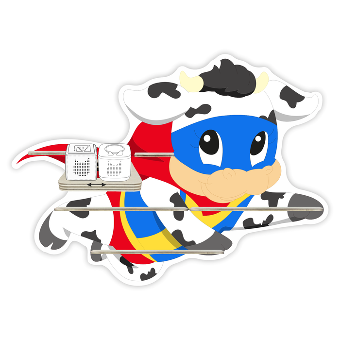 Regal für Musikbox - Super Kuh