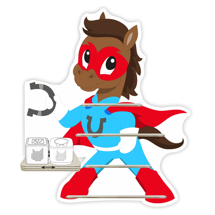 Regal für Musikbox - Super Pferd