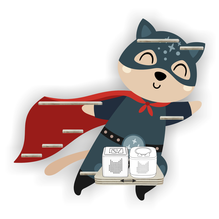 Regal für Musikbox - Super Waschbärchen