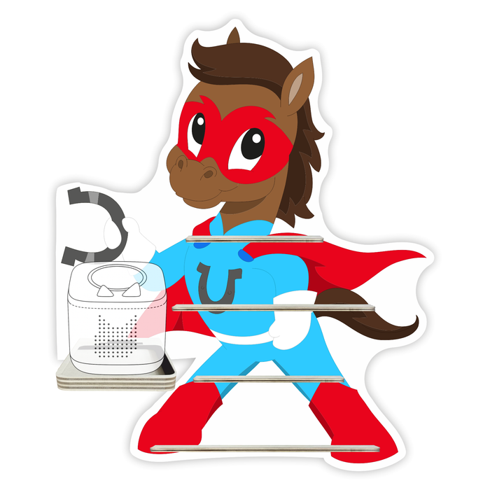 Regal für Musikbox - Super Pferd