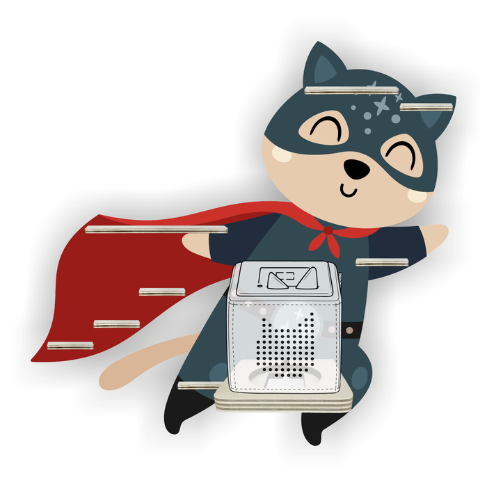 Regal für Musikbox - Super Waschbärchen